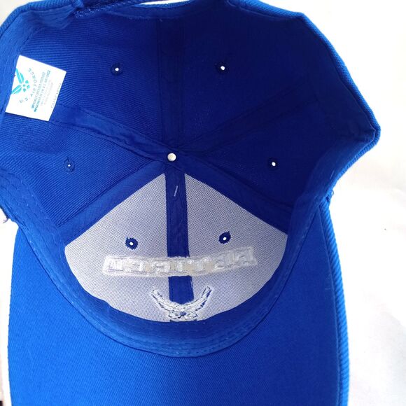 U.S. Air Force Retired Wings Cap Royal Blue Embroidered New 6 Panel - Picture 7 of 7